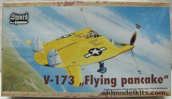 Sword 1/48 Chance Vought V-173 Flying Pancake, SW48006 plastic model kit